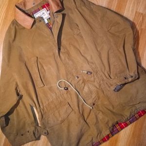 Calvin Klein Brown & Plaid Warm Parker Jacket
